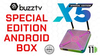 X5 Special Edition Media Android Box BuzzTV 2022 ⚡ 10% OFF ⚡ UNBOXING | REVIEW