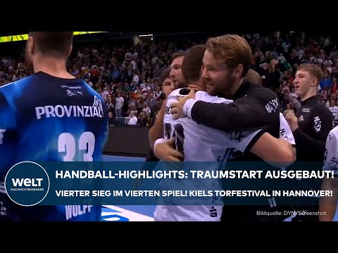 Video Thumbnail: HANDBALL: Torfestival in Hannover! Kiel baut Siegesserie aus! | Highlights #hbl