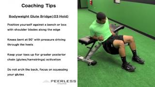 264. Bodyweight Glute Bridge (:03 Hold)