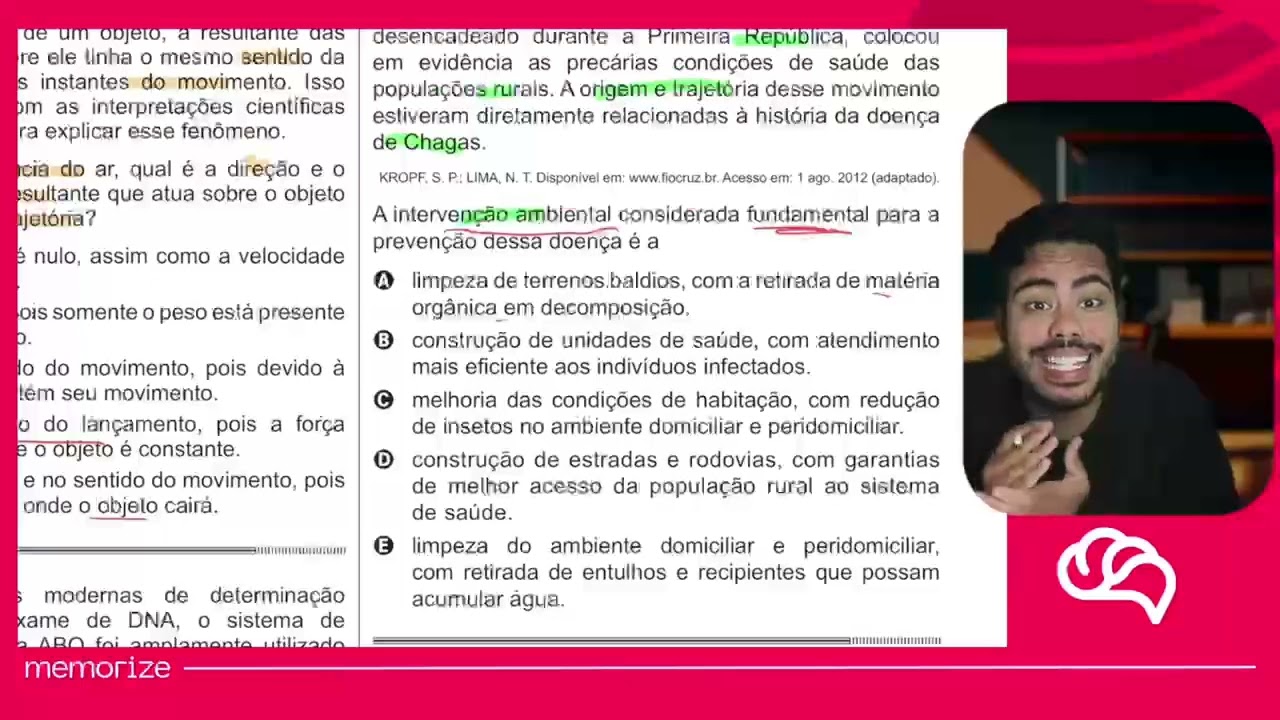 Resolução em Vídeo — Questão 69 ENEM 2014 PPL