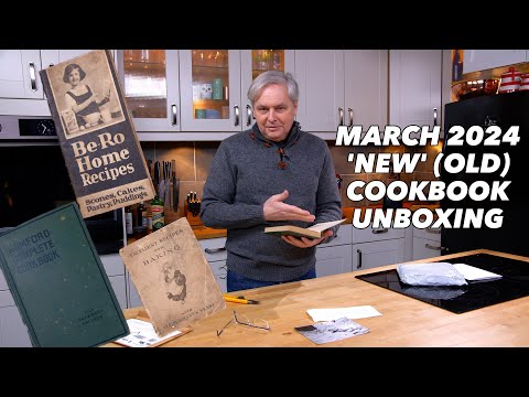 March 2024 Old Cookbook Unboxing Glen And Friends Cooking
