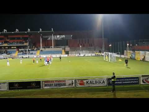 WIGRY SUWAŁKI-CHROBRY GŁOGÓW 03.11.2019 RZUT KARNY DLA CHROBREGO MICHAŁ ILKOW-GOLAB