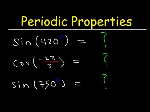 How To Evaluate Trigonometric Functions Using Periodic Properties Trigonometry