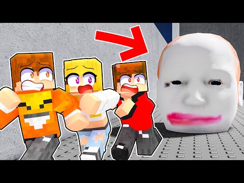 UCIEKAMY PRZED DUŻĄ STRASZNĄ GŁOWĄ w MINECRAFT! (Roblox Escape Running Head)