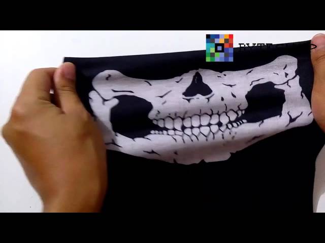 Vídeo relacionado con EUPSIIU 3 Piezas Ghost Mask Pasamontañas Balaclava 3D Calavera Máscaras de Terror Máscara de Cara Completa para Moto Deporte Fiestas Halloween y Carnaval Cosplay, Talla única (Negro)