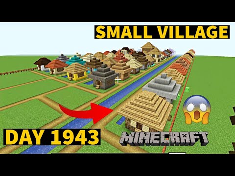 Insane Minecraft Build: Tiny Village in Creative Mode 2023