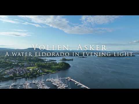 Vollen, Asker in an evening light