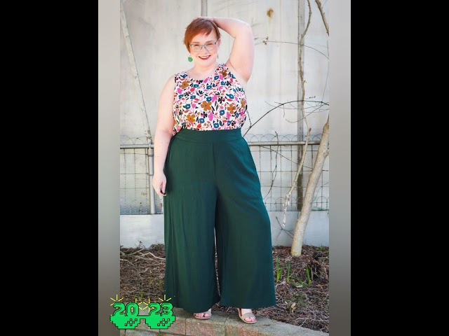 Vídeo relacionado con Gloop Pantalones casuales XXL Pantalones Harem ligeros para Mujeres Pantalones casuales Pantalones de verano con muchos patrones 13024, XL/3XL