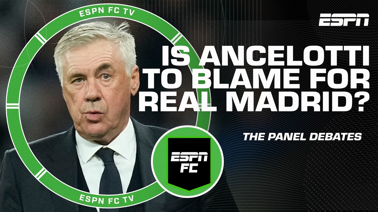 Carlo Ancelotti is ‘under the spotlight’ for Real Madrid’s recent struggles – Kirkland | ESPN FC