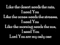 How Deeply I Need You
