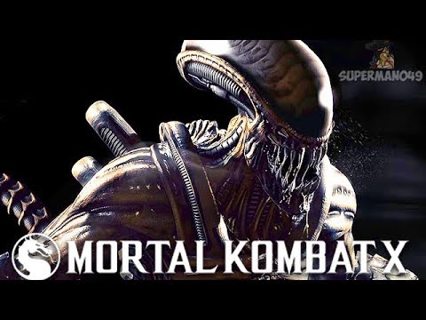 ALIEN QUEEN & THE FACEHUGGER BRUTALITY! - Mortal Kombat X: "Alien" Gameplay Video