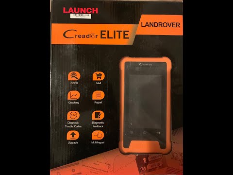 Launch - Creader Elite "LAND ROVER" Scanner Review