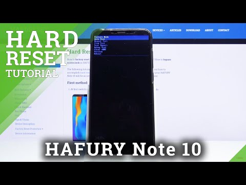 How to Hard Reset HAFURY Note 10 – Master Reset by Factory Mode