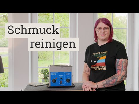 Schmuck reinigen - im Ultraschallbecken