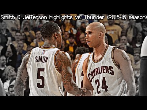 JR Smith & Richard Jefferson 24 pts & 5 reb combined vs. Thunder (NBA RS 2015/2016) - 17.12.2015