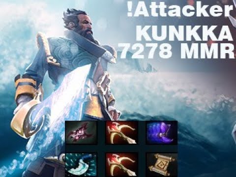 #1 Kunkka Player !Attacker Gameplay 7276 MMR
