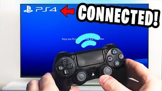 PS4 Controller Won&#39;t Connect? Try THIS! How To Connect PS4 Controller To PS4!