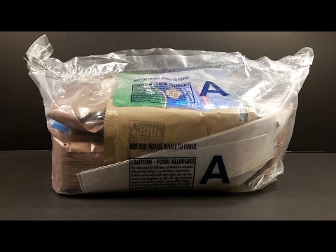 2016 Australian CR1M 24hr MRE Meal Ready To Eat Review Military Combat Ration Pack Taste Test