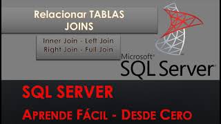 Inner Join, Left Join, Right Join y Full Join en SQL Server | SQL Server Inner Join