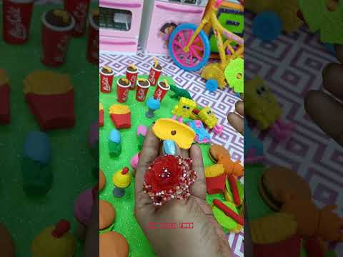 #shorts | eating food eraser | minigreenfood lots of collection
