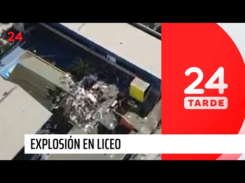 Explosión en liceo: profesora resulta con 45% de su cuerpo quemado | 24 Horas TVN Chile