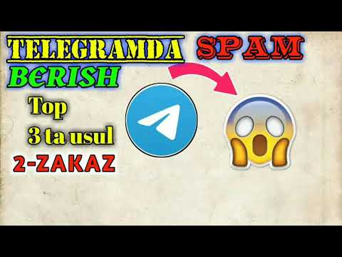 TELEGRAMDA SPAM BERISH NING 3Ta yo‘li 90%odam bilmaydi // SPAM BERISH // SPAMDAN CHIQISH