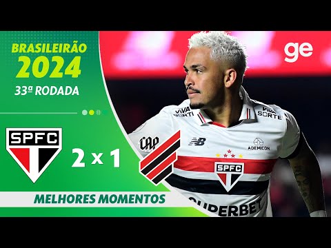Gols e lances de São Paulo x Athletico Paranaense