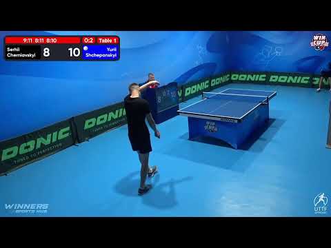 02:30 Serhii Cherniavskyi 0 - 3  Yurii Shchepanskyi West 5 WIN CUP 21.10.2022 | TABLE TENNIS WINCUP