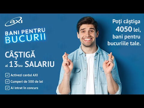 #BaniPentruBucurii de la AXI Card - câștigă al 13lea Salariu (30s)