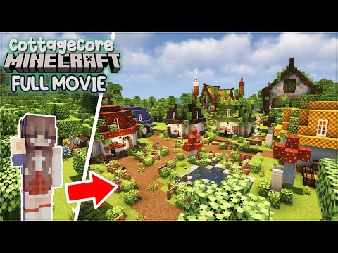 I built an entire cottagecore world in Minecraft Survival! 🌷🌹 | FULL MINECRAFT MOVIE