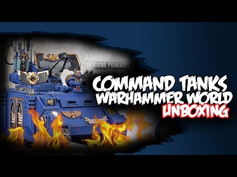 Space Marine Command Tanks - Exclusive Unboxing  Warhammer World
