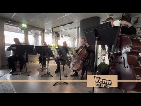 Vaasan kaupunginorkesterin jousikvintetti Vennissä