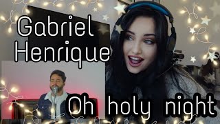 Music student reacts to @GabrielHenriqueMusic  Oh Holy Night