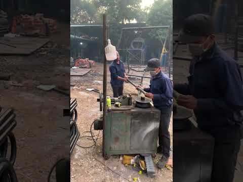 Uốn ống đúc D42.2 co uốn 180 độ, R 120mm