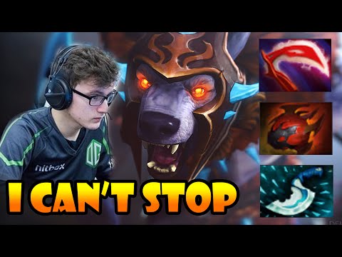 Dota 2 Miracle Ursa Warrior Babe I can't Stop Hitting