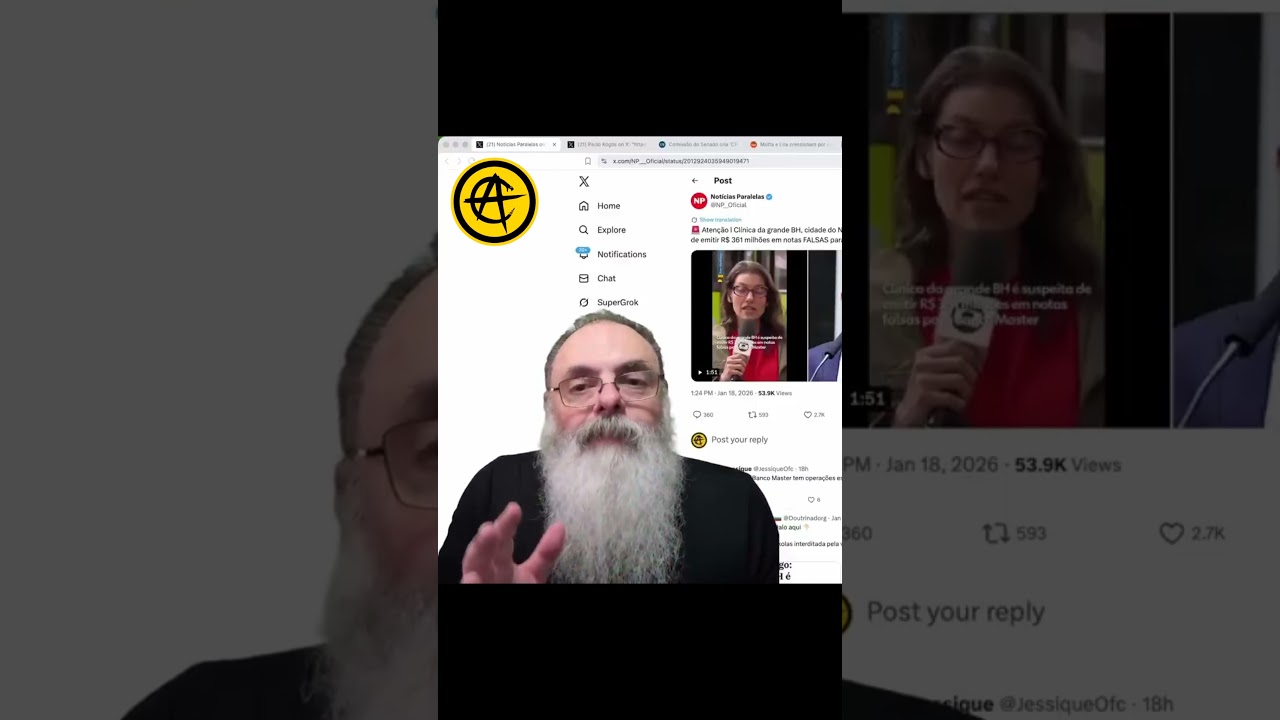 ESQUERDA tenta DESESPERADAMENTE jogar caso do BANCO MASTER na DIREITA, mas CHEGA ser ENGRAÇADO