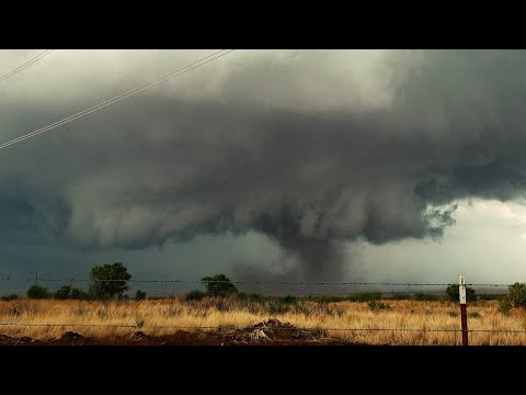 Lockett Texas Tornado Damage and Tornado B-Roll Paducah and Crowell, Texas - 5/4/2022