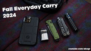 FINALLY FALL EDC UPDATE!! | Fall 2024 Everyday Carry | AKOGR