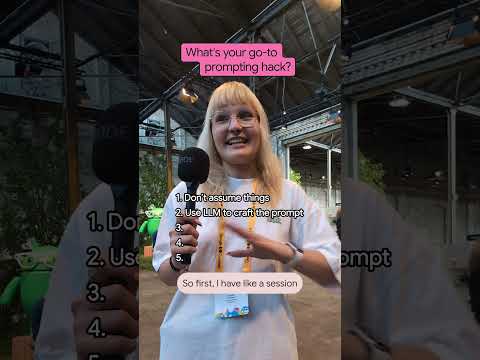 Video Thumbnail: Whats your go-to prompting hack?
