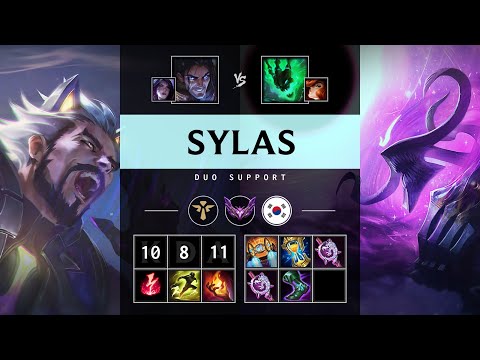 Sylas Support vs Thresh - KR Master Patch 25.19