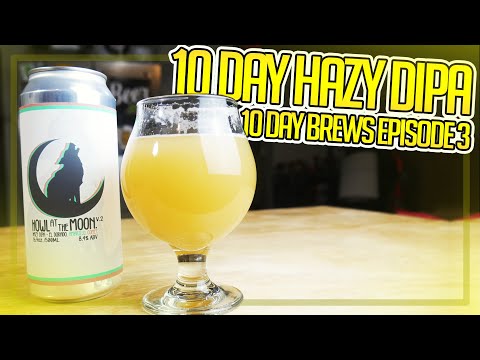 10 Day Hazy(New England) Double IPA! - 10 Day Brews Ep. 3