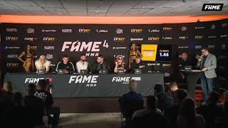 LIL MASTI VS LINKIMASTI MYMIANA SŁÓW ( KONFERENCJA FAMĘ MMA 4
