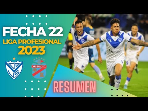 Vélez vs Arsenal RESUMEN Fecha 22
