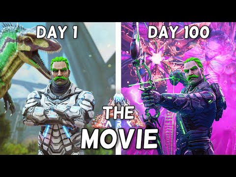 I Survived 100 Days on GENESIS PART 2 on ARK Survival Evolved