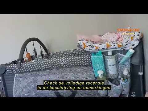 Review LIONELO Flower Campingbedje 2-in-1: Opvouwbaar Reisbedje & Ledikant met Matras, 2 Verstelbare