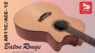 Video thumbnail for Baton Rouge AR11C/ACE-12 - электроакустическая гитара 12-струн by PopMusicRu