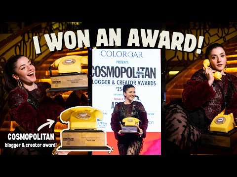 My first nomination and first Cosmo Award🏆 | Aastha Shah
