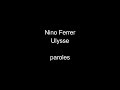 Nino Ferrer-Ulysse-paroles