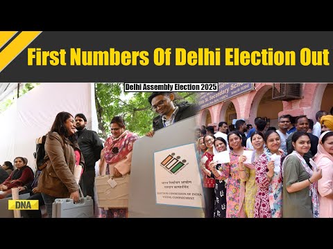 Delhi Election 2025: First Numbers Of Delhi Election Out | Delhi Election Voting AAP, BJP, Congress
