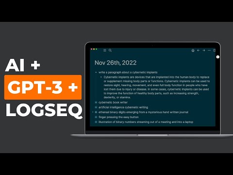 Add AI to LogSeq with GPT-3